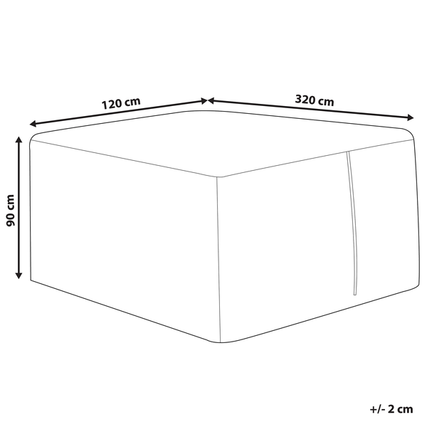Regenschutzhülle CHUVA 320 cm 120 cm 90 cm Weiß