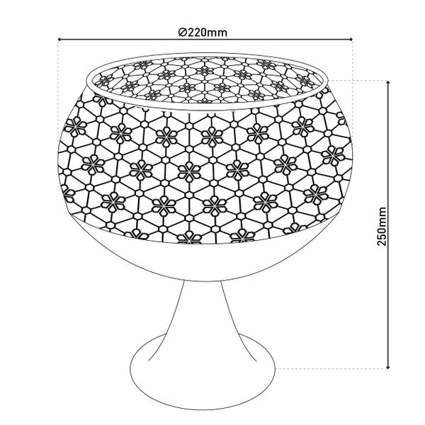 LED Deko-Solarleuchte mit Standfuß 25 cm hoch, mit Flammeneffekt, für Außen,  aus rostfarbenem Metall und Kunststoff, mit fest verbauter  LED
