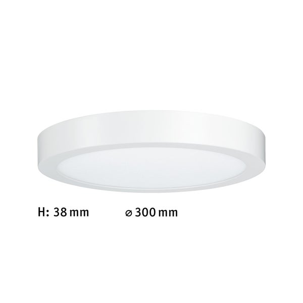 LED Panel Lunar rund 300mm 16W 1450lm 3000K Weiß