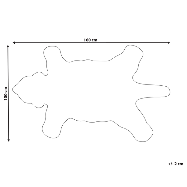 Kinderteppich TAQQIQ Weiß 100 x 160 cm Wolle