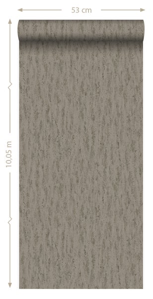 Origin Wallcoverings Tapete Stein-Optik Braun - 53 cm x 10.05 m - 347589