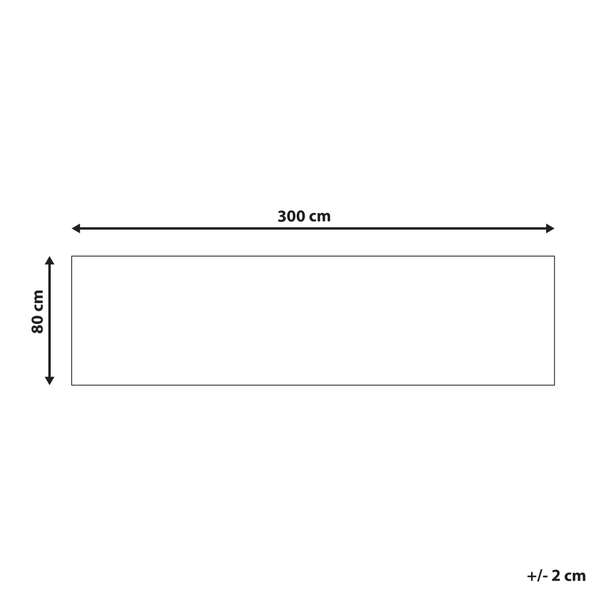 Teppich CIVRIL Bunt 80 x 300 cm