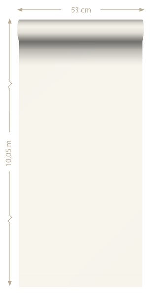 Sanders und Sanders Tapete Uni Beige - 53 cm x 10,05 m - 935203