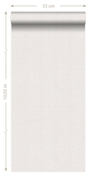 Origin Wallcoverings Tapete Leinen-Optik Hellbeige - 53 cm x 10.05 m - 347374