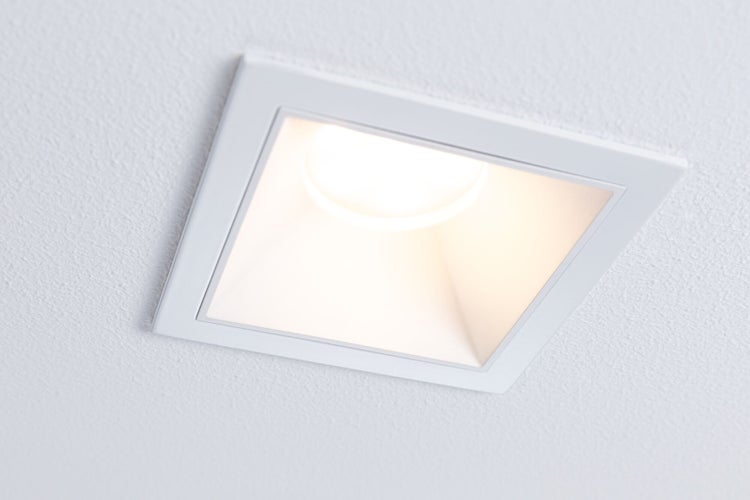 LED Einbauleuchte 3-Step-Dim Cole Coin 3er-Set IP44 eckig 88x88mm Coin 3x6W 3x470lm 230V dimmbar 2700K Weiß