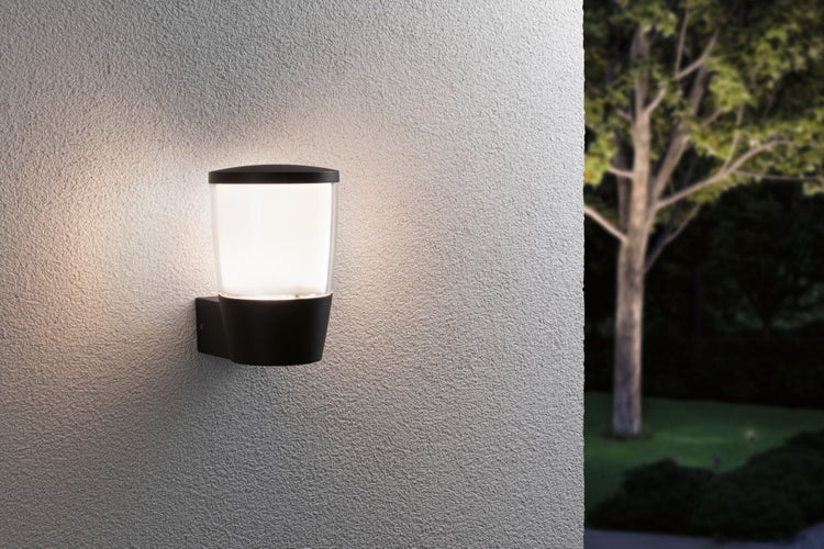 LED Außenwandleuchte Bako seewasserresistent IP44 110x140mm max. 20W 230V Anthrazit Aluminium
