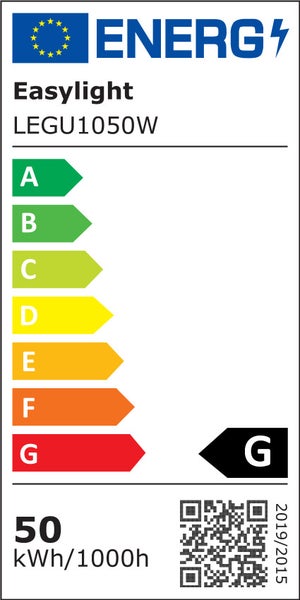Energielabel Easylight LEGU1050W