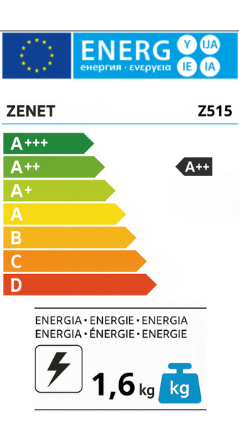 Infrarot-Heizstrahler ZENET ZET-516, silber, 1000W | Energieeffiziente und sichere Heizung mit IP24-Schutz