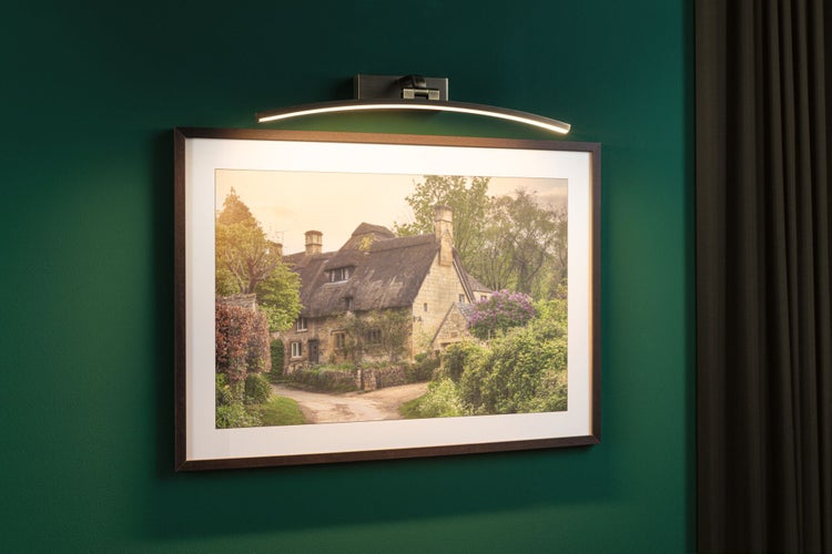 LED Bilderleuchte Bento 3000K 520lm 230V 10W Altmessing