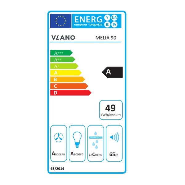 Energielabel Vlano Melia 90