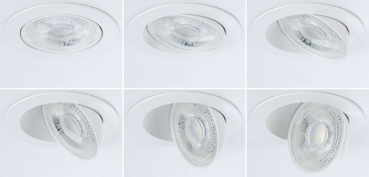 LED Einbauleuchte White Select Aumus Einzelspot rund 105mm 90° 5W 700lm 230V dimmbar 2700 - 6500K Weiß
