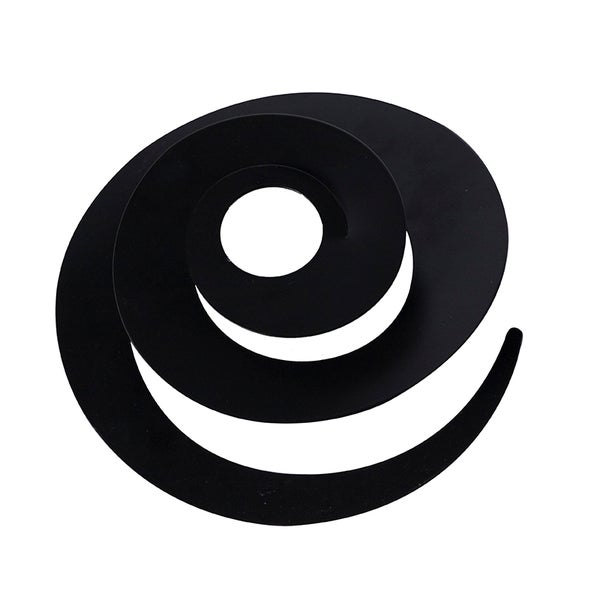 Stahl Lampenschirm schwarz 20 cm - Spirale