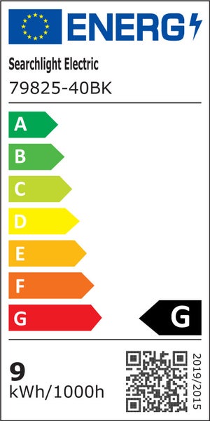 Energielabel mit der Energieeffizienzklasse G