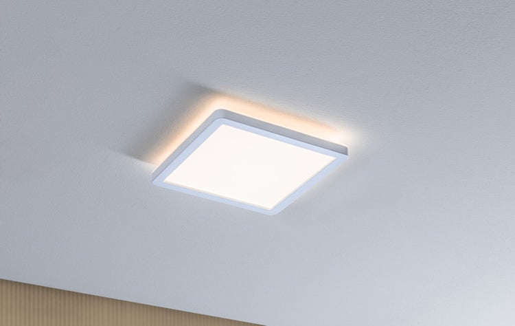 LED Panel Atria Shine Backlight IP44 eckig 190x190mm 11,2W 900lm 3000K Weiß