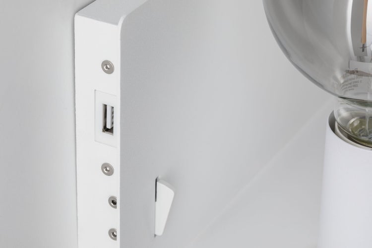 Wandleuchte Devara E27 230V max. 40W dimmbar Weiß