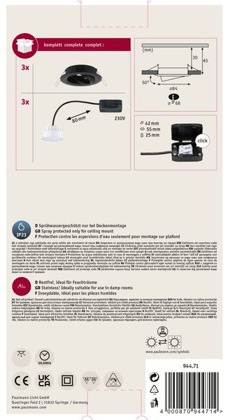 Solar Hausnummernleuchte mit der Ziffer 79 für die Außenwandmontage
