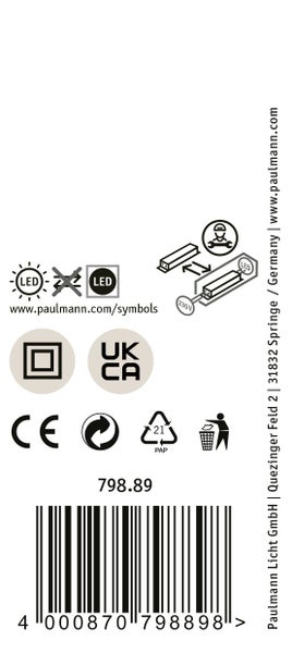 Paulmann Energieeffizienzlabel F