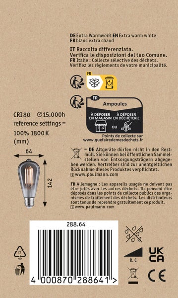 Paulmann LED Lampe G53 24 Grad warmweiß 2700 K