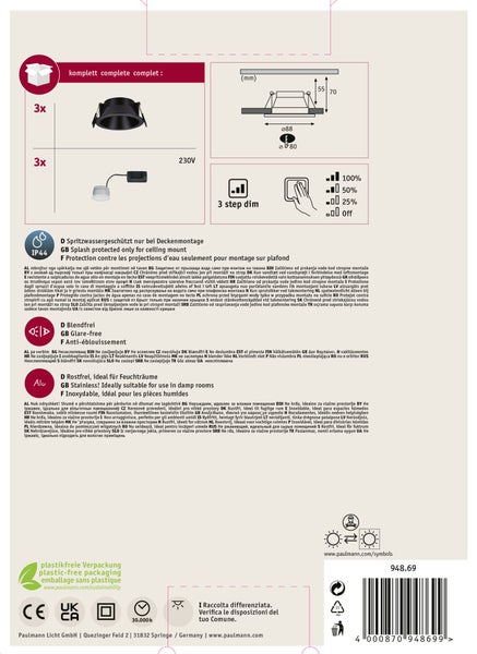 LED-Bilderleuchte mit Schwenkfunktion zur Beleuchtung von Kunstwerken
