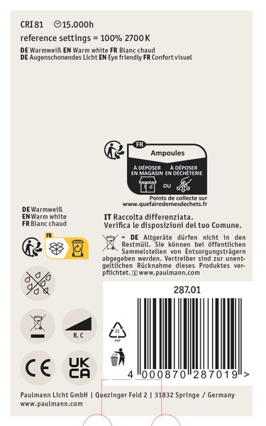 Deckenleuchte mit drei Strahlern an einer Schiene
