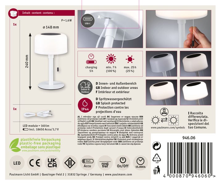 Tsaro LED Wandeinbauleuchte als Orientierungslicht mit Lead-Funktion an einer Treppe