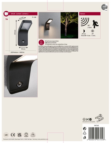 Paulmann LED-Lampe E27 mit Verpackung