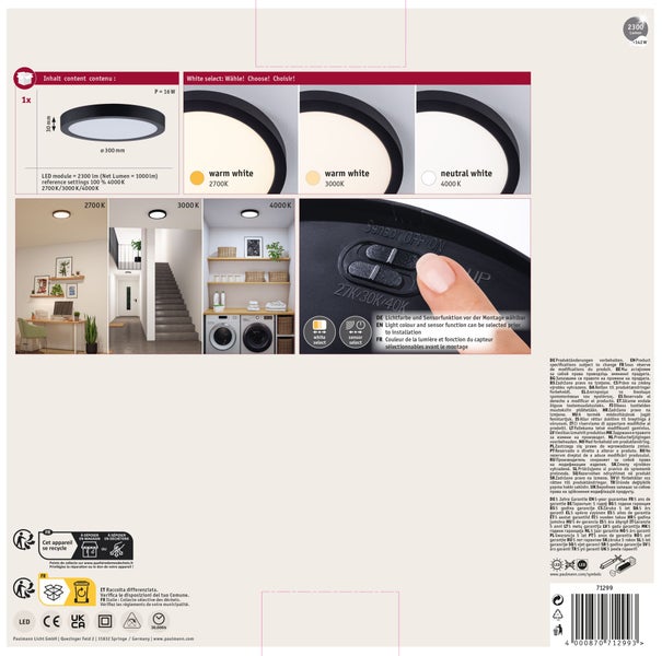 Installation einer LED-Beleuchtung mit verstellbaren Klemmen für verschiedene Lochgrößen und inklusive Transformator für den direkten Anschluss an 230 Volt.