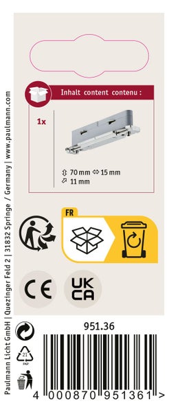 Paulmann LED Einbauleuchten Set mit drei schwenkbaren Spots, 2700 Kelvin warmweiß, 3 Stufen Dimmfunktion und Memory Funktion, 550 Lumen.