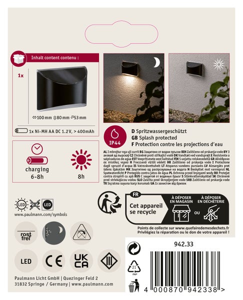 LED-Bilderleuchte mit Schwenkfunktion zur Beleuchtung von Kunstwerken