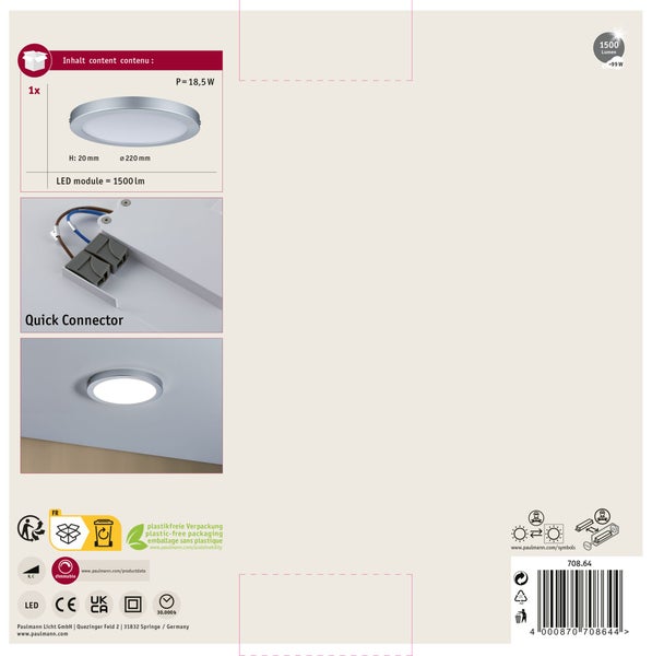 Gartenstrahler mit Erdspieß und Stecker