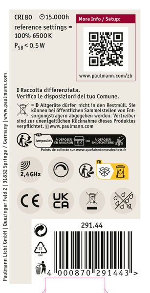 Paulmann Energielabel 29144