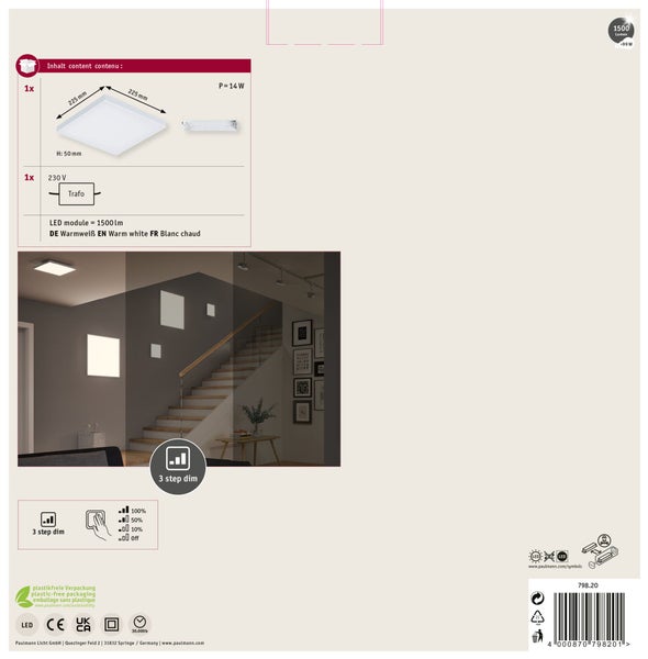 Installation einer LED-Beleuchtung mit verstellbaren Klemmen für verschiedene Lochgrößen und inklusive Transformator für den direkten Anschluss an 230 Volt.