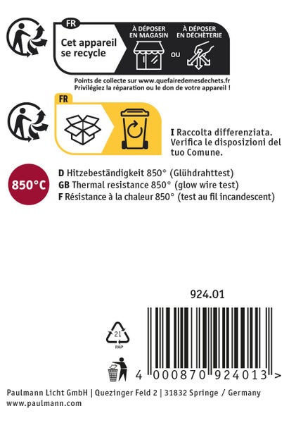 Glühbirne mit E27 Fassung