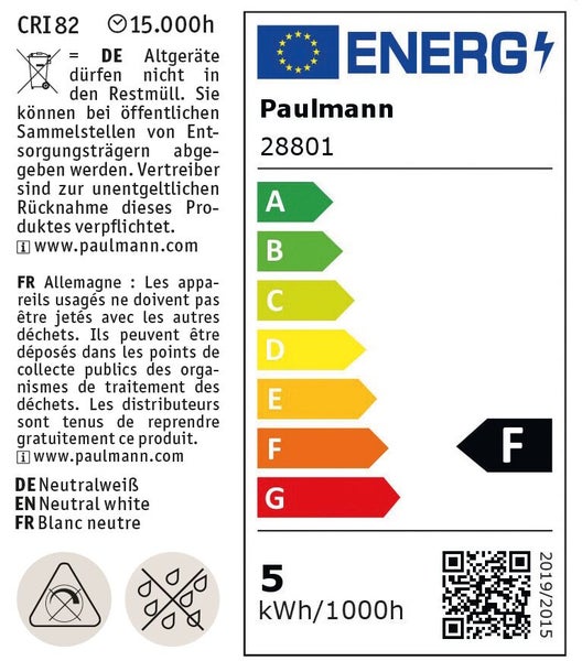 Gasdruckfeder von Rhedexx mit Maßen: Gesamtlänge 205 Millimeter, Hub 60 Millimeter, Durchmesser 22 Millimeter und M8 Gewinde.