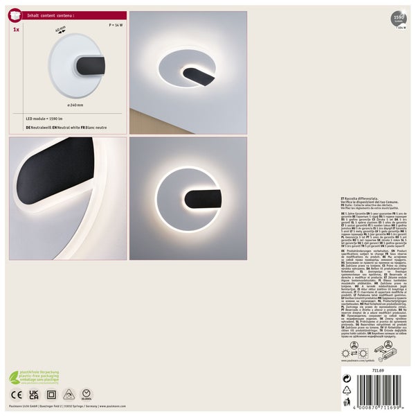 Gestreifter Outdoor-Teppich mit Tragetasche