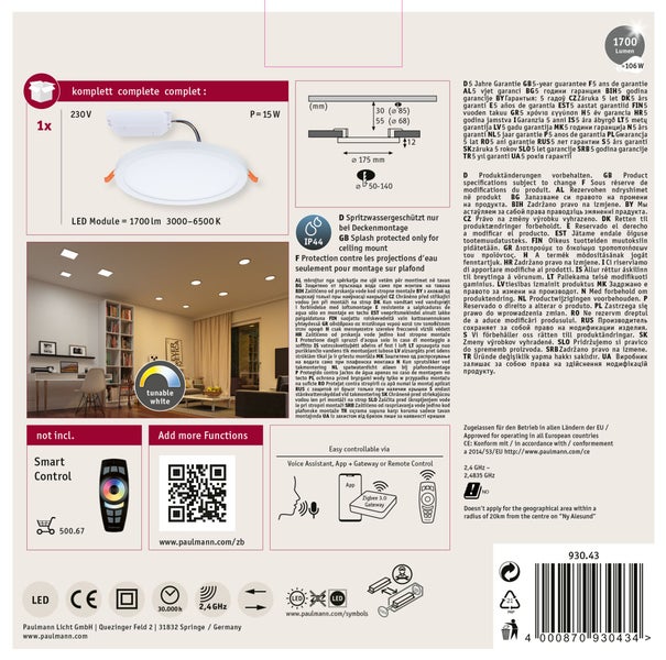 LED Band zur Akzentbeleuchtung in einem Büro