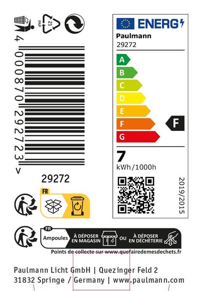 Paulmann LED Leuchtmittel E27 mit DNA Filament 3,5 Watt 180 Lumen extra warmweiß 1800 Kelvin inklusive Verpackung