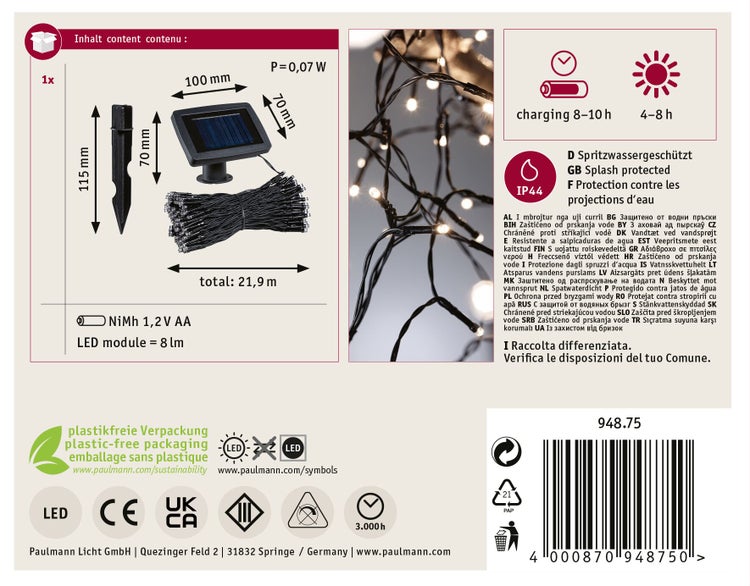 Paulmann Nova LED Einbaustrahler Set mit drei Leuchten