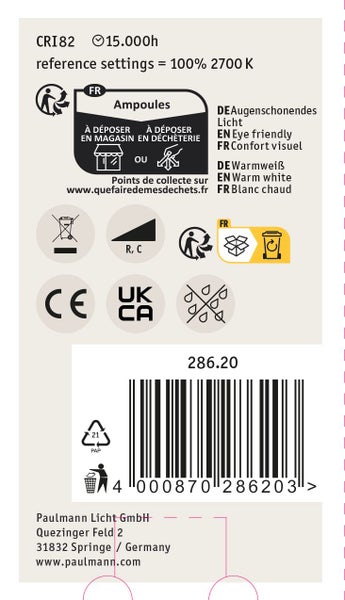 Rechteckige LED Deckenleuchte