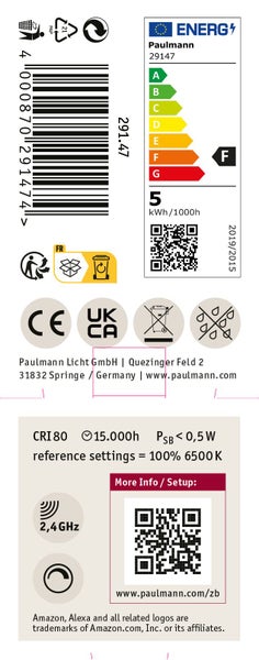 Mehrere Paulmann LED Lampen GU10 mit RGBW Funktion und Zigbee Zertifizierung