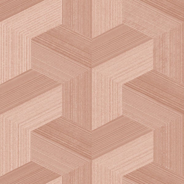 Geometrisches Tapetenmuster mit Holzoptik