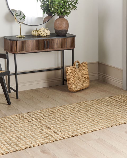 Teppich ARAPTEPE Beige 80 x 300 cm Jute