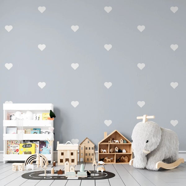 Kindertapete Herzen 150 x 280 cm