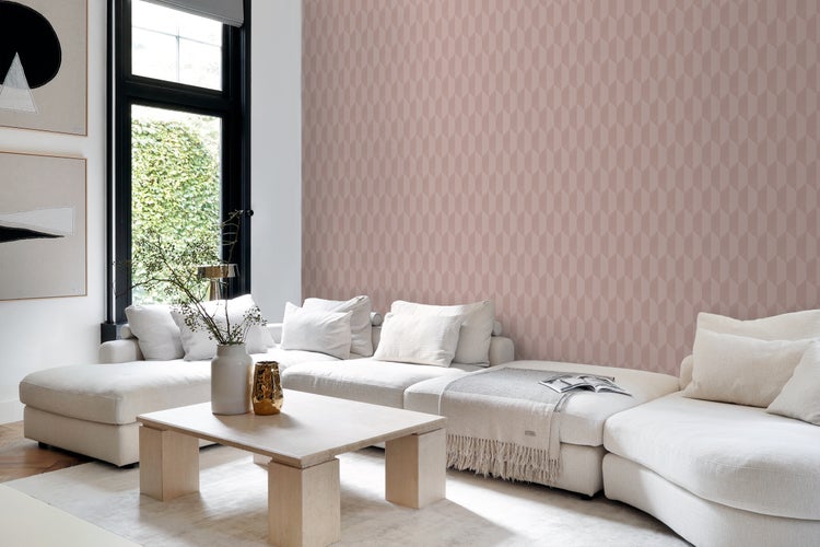 Origin Wallcoverings Tapete 3D Muster Altrosa - 50 x 900 cm - 348032