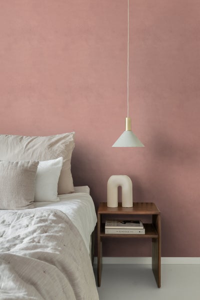 Origin Wallcoverings Tapete Betonoptik Terrakottarosa - 50 x 900 cm - 348074