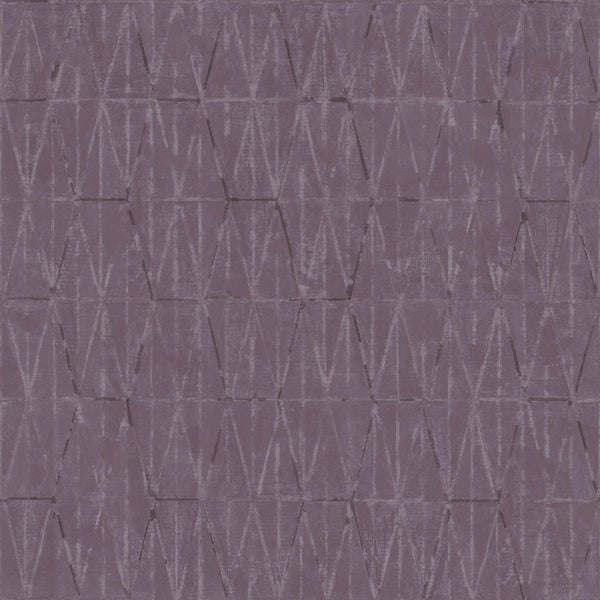 ESTAhome Tapete grafische Linien mauve-violett - 50 x 900 cm - 131416
