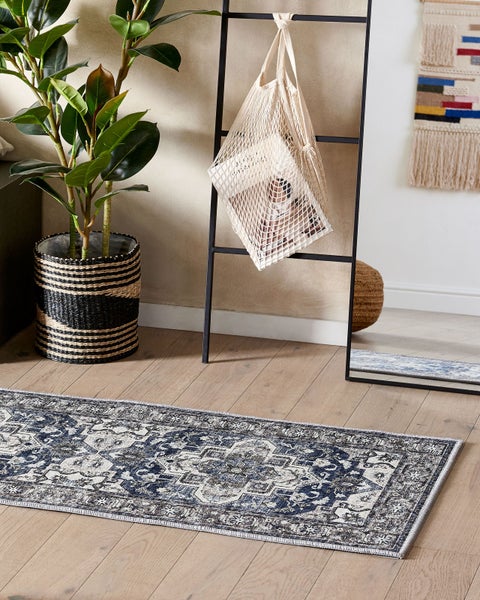 Teppich KOTTAR Blau 60 x 200 cm
