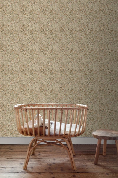 ESTAhome Tapete Blumen Beige - 0.53 x 10.05 m - 139701