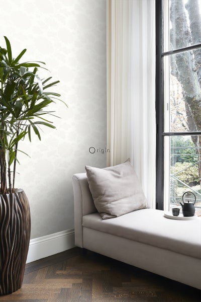 Origin Wallcoverings Tapete Blumen Weiß - 53 cm x 10.05 m - 326146