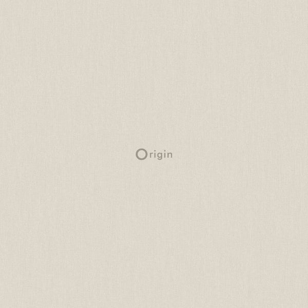 Origin Wallcoverings Tapete Leinen-Optik Vanille-Beige - 53 cm x 10.05 m - 347006